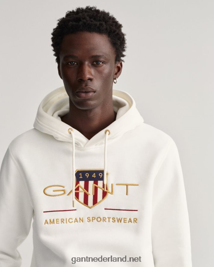 GANT Heren eierschaal archief schild hoodie R48460250