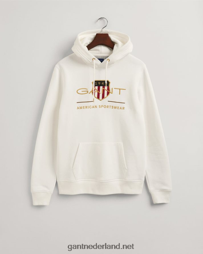 GANT Heren eierschaal archief schild hoodie R48460250