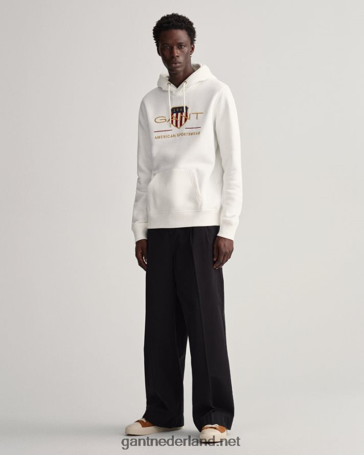 GANT Heren eierschaal archief schild hoodie R48460250