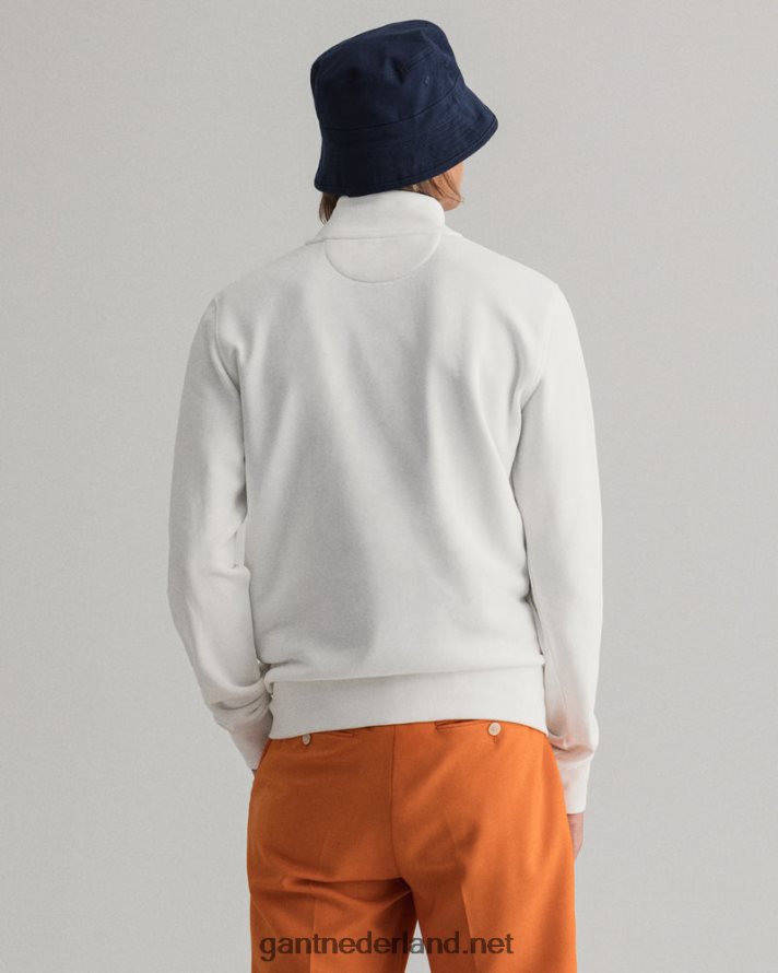 GANT Heren eierschaal origineel vest met volledige ritssluiting R48460285