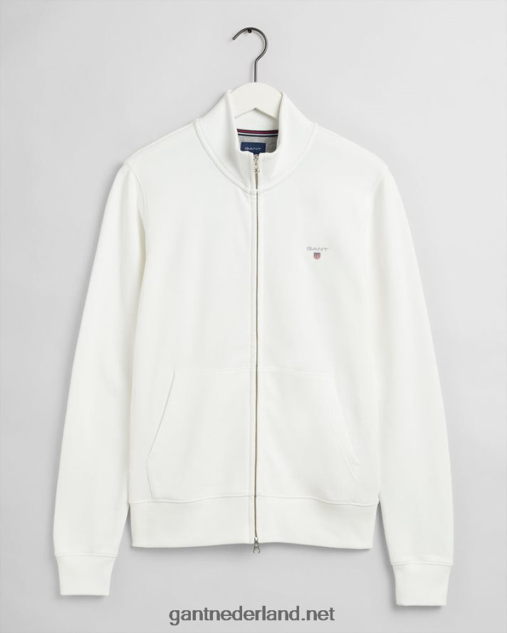 GANT Heren eierschaal origineel vest met volledige ritssluiting R48460285