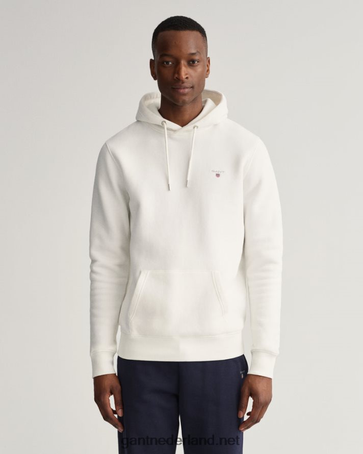 GANT Heren eierschaal originele sweat-hoodie R48460277