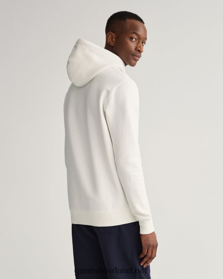 GANT Heren eierschaal originele sweat-hoodie R48460277