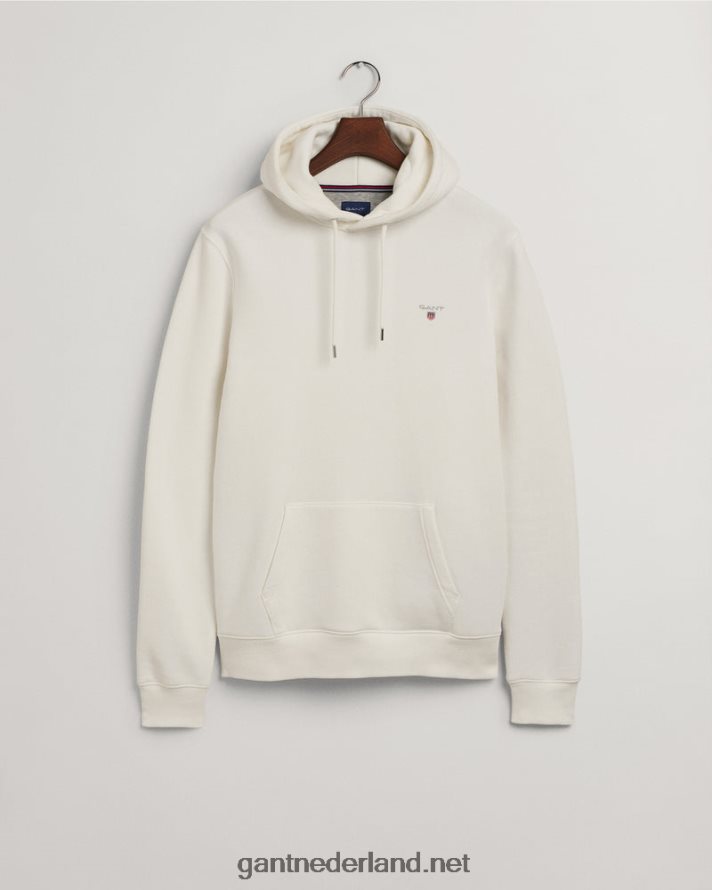 GANT Heren eierschaal originele sweat-hoodie R48460277