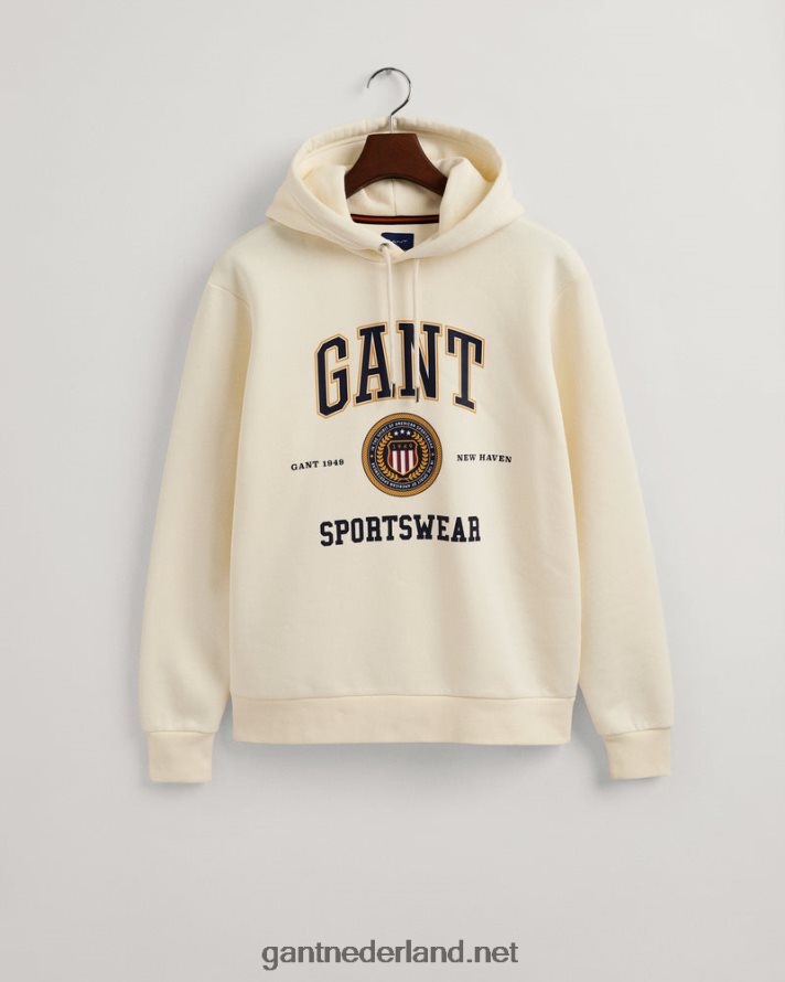 GANT Heren room Crest Shield-sweathoodie R48460283