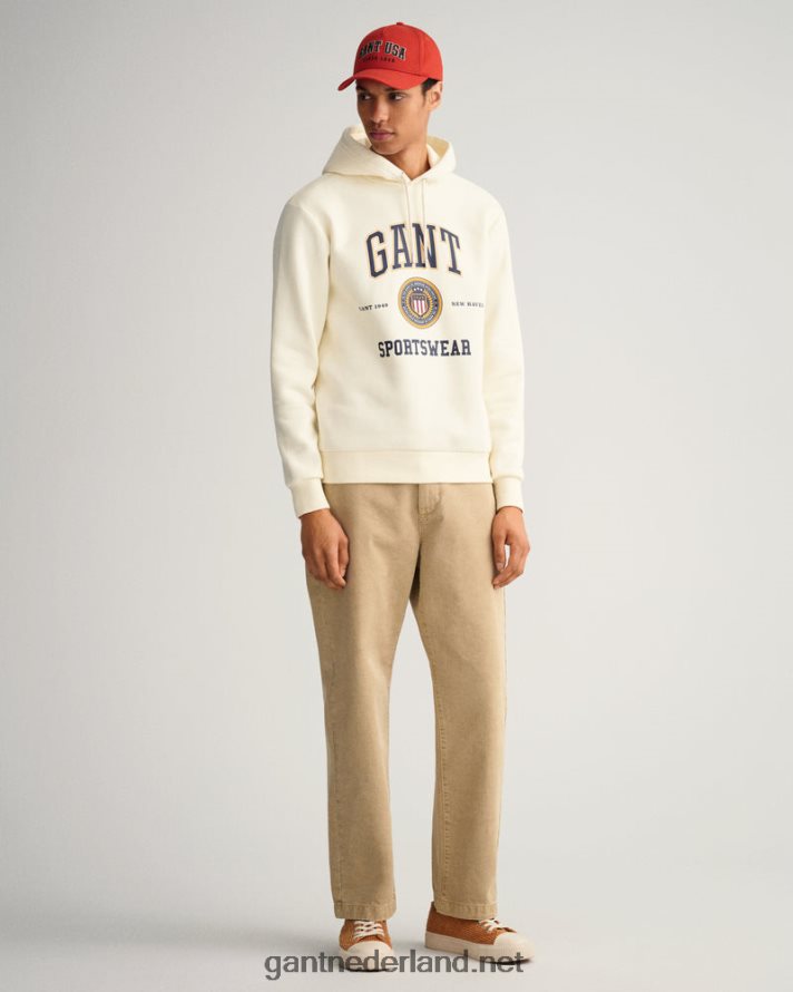 GANT Heren room Crest Shield-sweathoodie R48460283