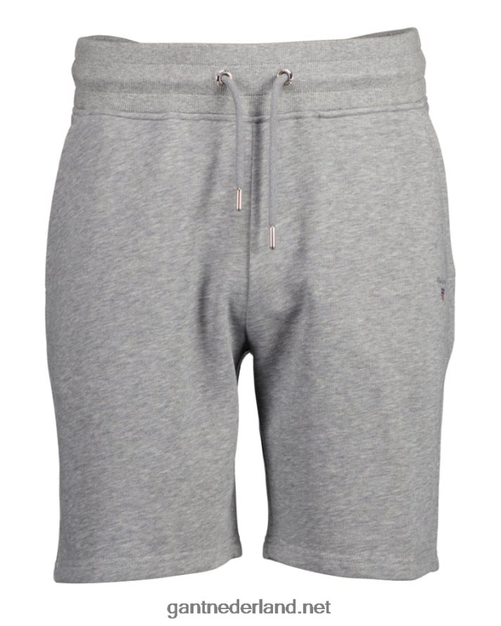 GANT Heren grijs gemêleerd originele joggingbroek R48460399