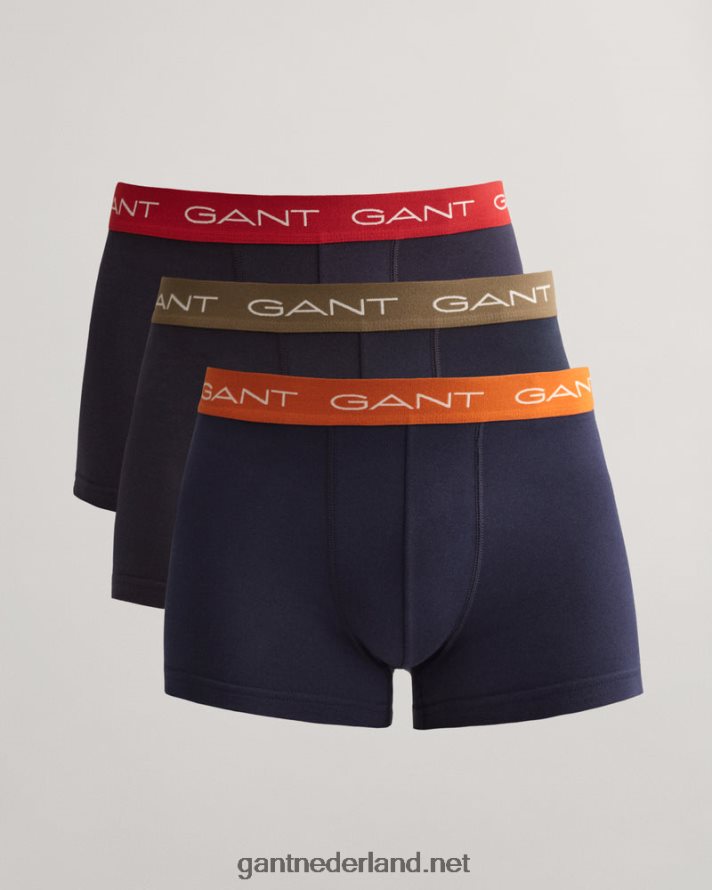 GANT Heren avond blauw 3-pack koffers R48460540