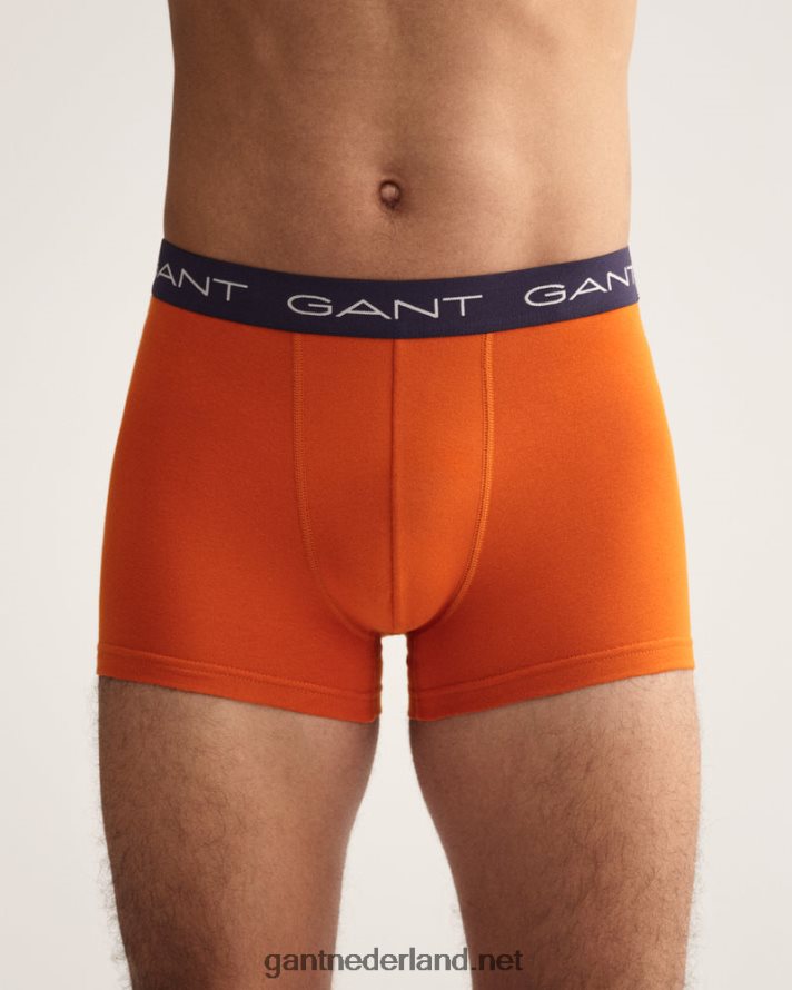 GANT Heren gouden sinaasappel 3-pack koffers R48460551