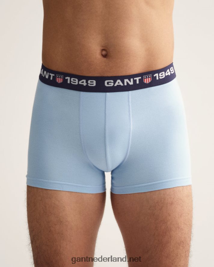 GANT Heren waterval blauw Set van 3 retro schildkoffers R48460549