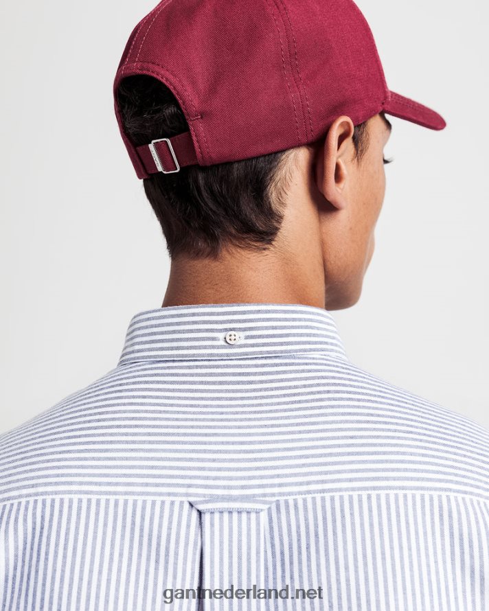 GANT Heren Perzisch blauw Banker Oxford-overhemd met normale pasvorm R4846051