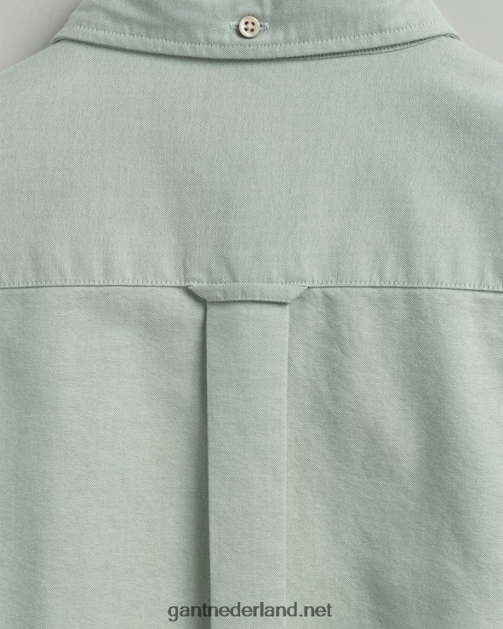 GANT Heren eucalyptus groen Oxford-overhemd met normale pasvorm R4846035