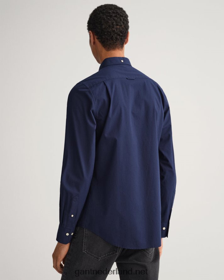 GANT Heren marinier slimfit overhemd van popeline R4846081