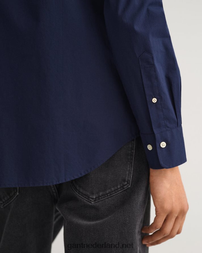 GANT Heren marinier slimfit overhemd van popeline R4846081