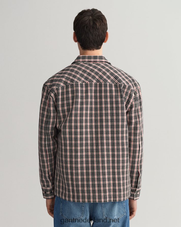 GANT Heren room relaxed fit zwaar twill overhemd met rits R4846022