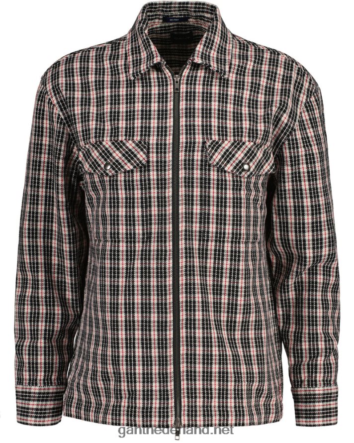 GANT Heren room relaxed fit zwaar twill overhemd met rits R4846022