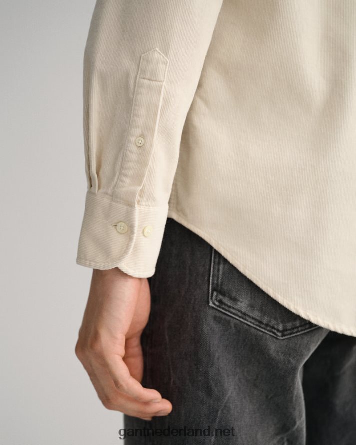 GANT Heren stopverf corduroy overhemd met normale pasvorm R4846052