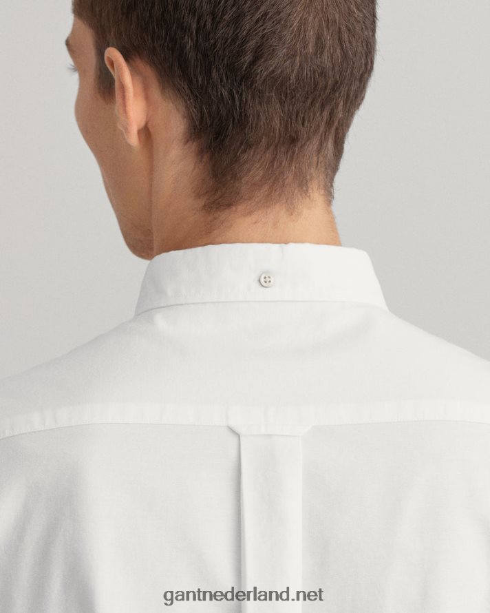 GANT Heren wit slim fit oxford overhemd R4846032