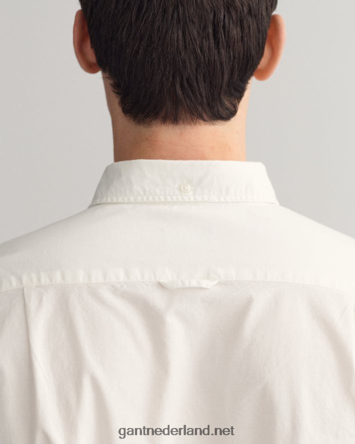 GANT Heren wit slimfit stretch oxford overhemd R4846064