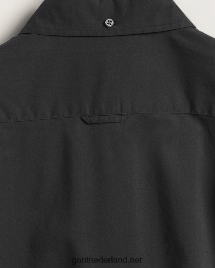 GANT Heren zwart slimfit overhemd van popeline R4846040