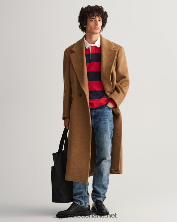 GANT Heren Robijn rood barstripe zware rugger R48460215