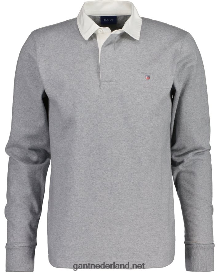 GANT Heren grijs gemêleerd stevige zware rugger R48460213