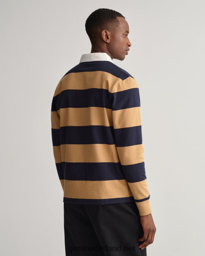 GANT Heren toffee-beige barstripe zware rugger R48460212