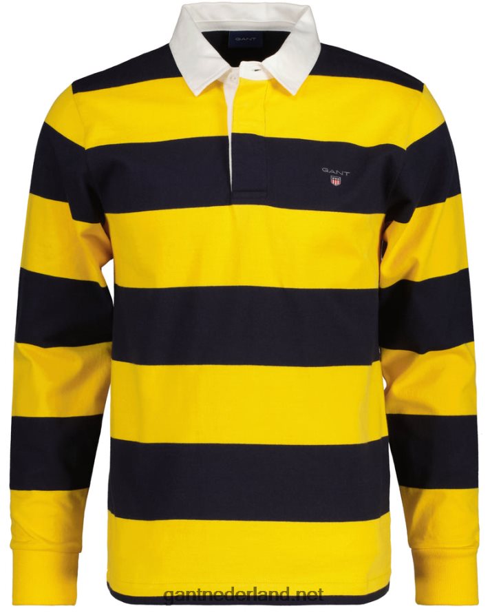 GANT Heren zonlicht geel barstripe zware rugger R48460219
