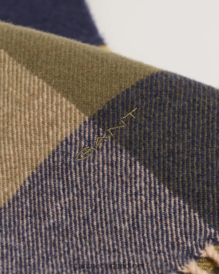 GANT Heren herfst peer multi geruite sjaal R48460571