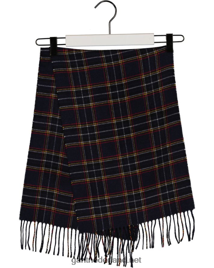 GANT Heren marinier tartan geweven sjaal R48460559