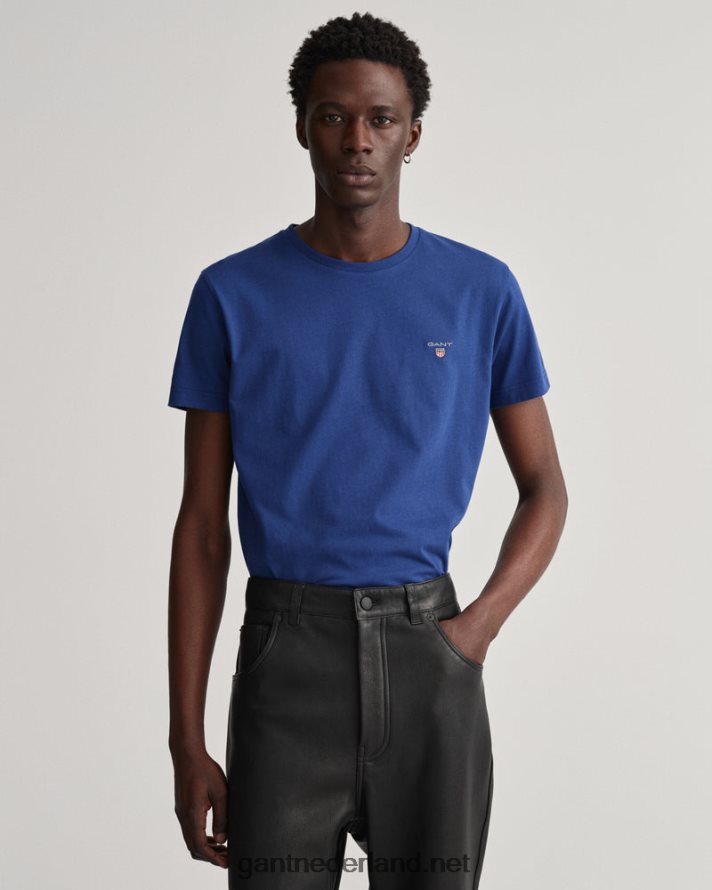 GANT Heren Diepblauw origineel t-shirt R48460135