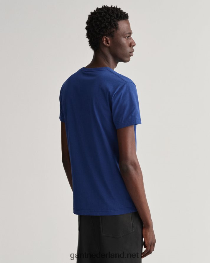 GANT Heren Diepblauw origineel t-shirt R48460135