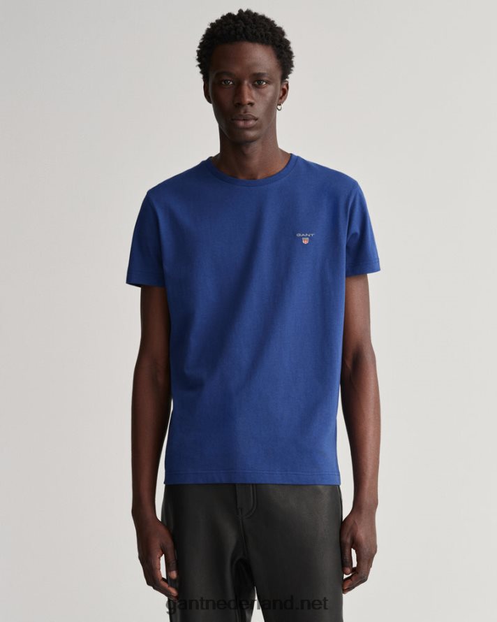 GANT Heren Diepblauw origineel t-shirt R48460135