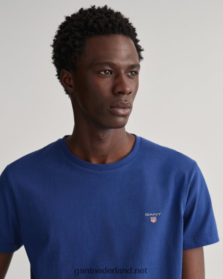 GANT Heren Diepblauw origineel t-shirt R48460135