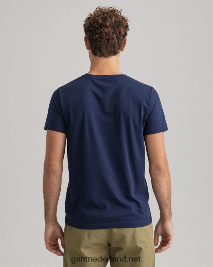 GANT Heren avond blauw origineel t-shirt R48460143