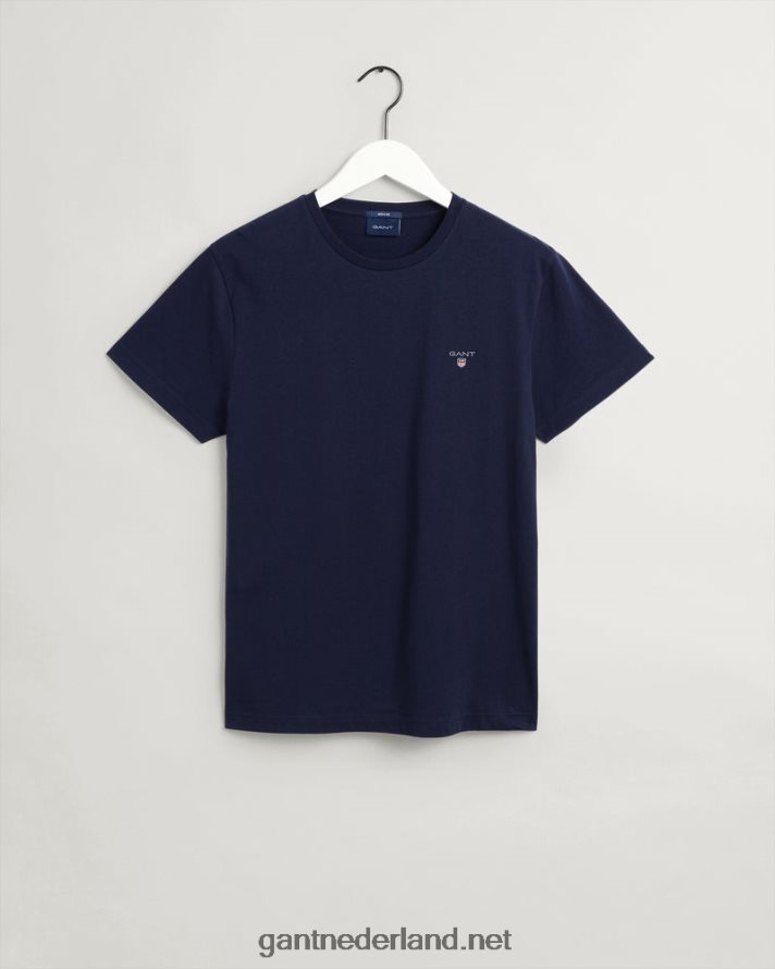 GANT Heren avond blauw origineel t-shirt R48460143