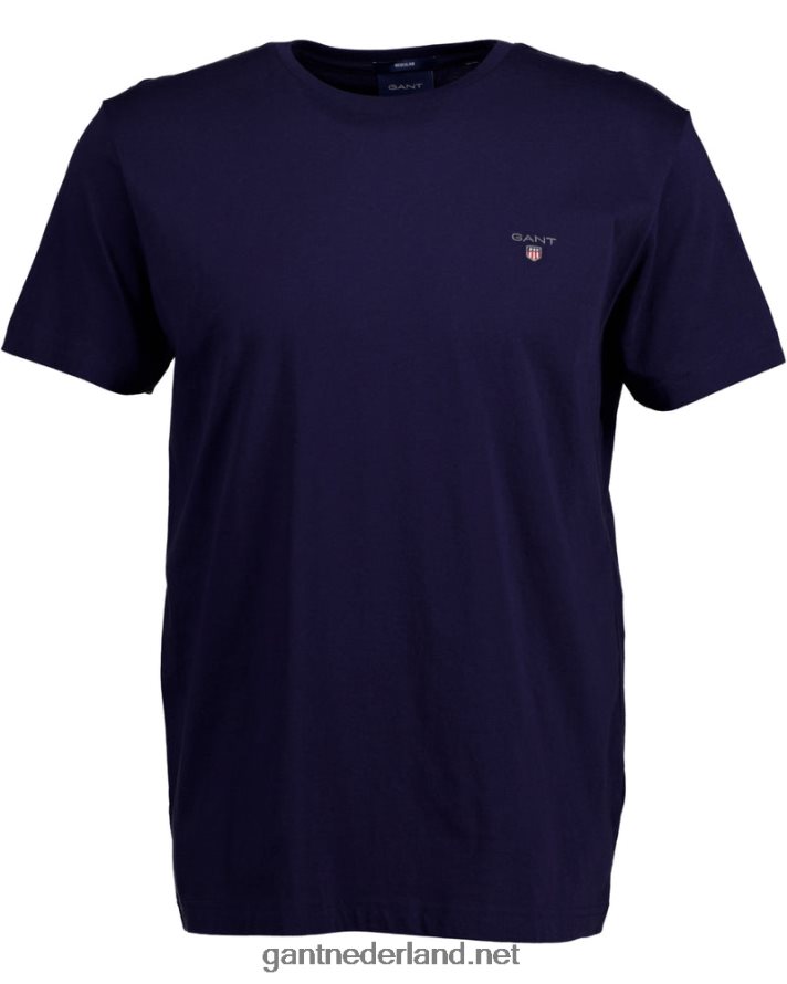 GANT Heren avond blauw origineel t-shirt R48460143