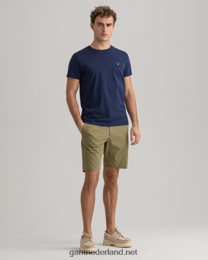 GANT Heren avond blauw origineel t-shirt R48460143