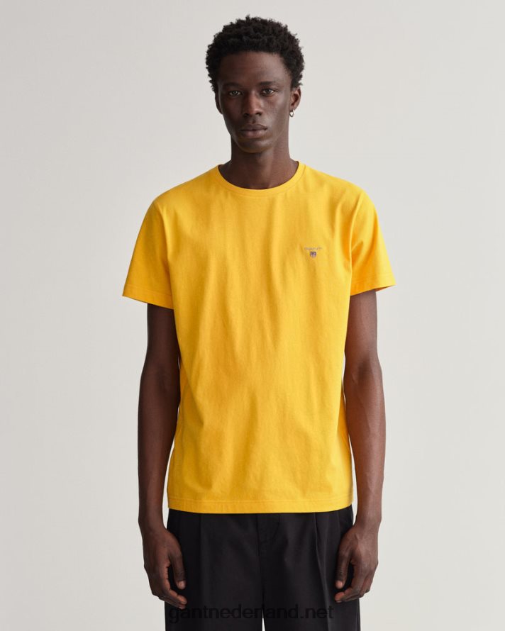 GANT Heren citrusgeel origineel t-shirt R48460179