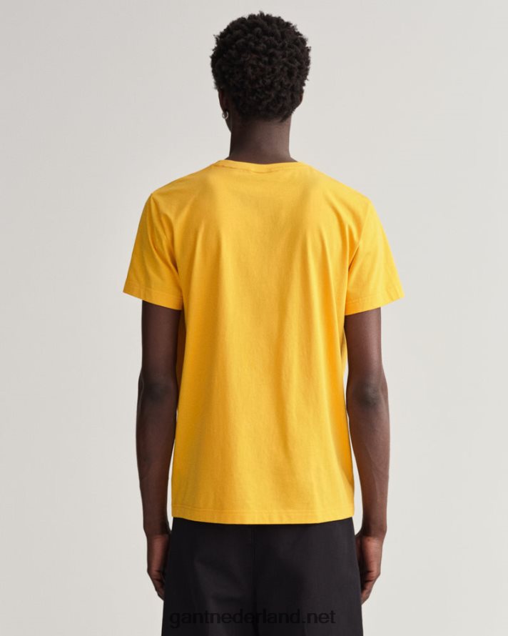 GANT Heren citrusgeel origineel t-shirt R48460179