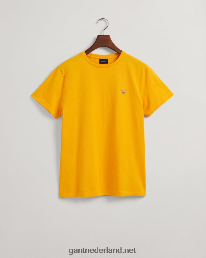 GANT Heren citrusgeel origineel t-shirt R48460179