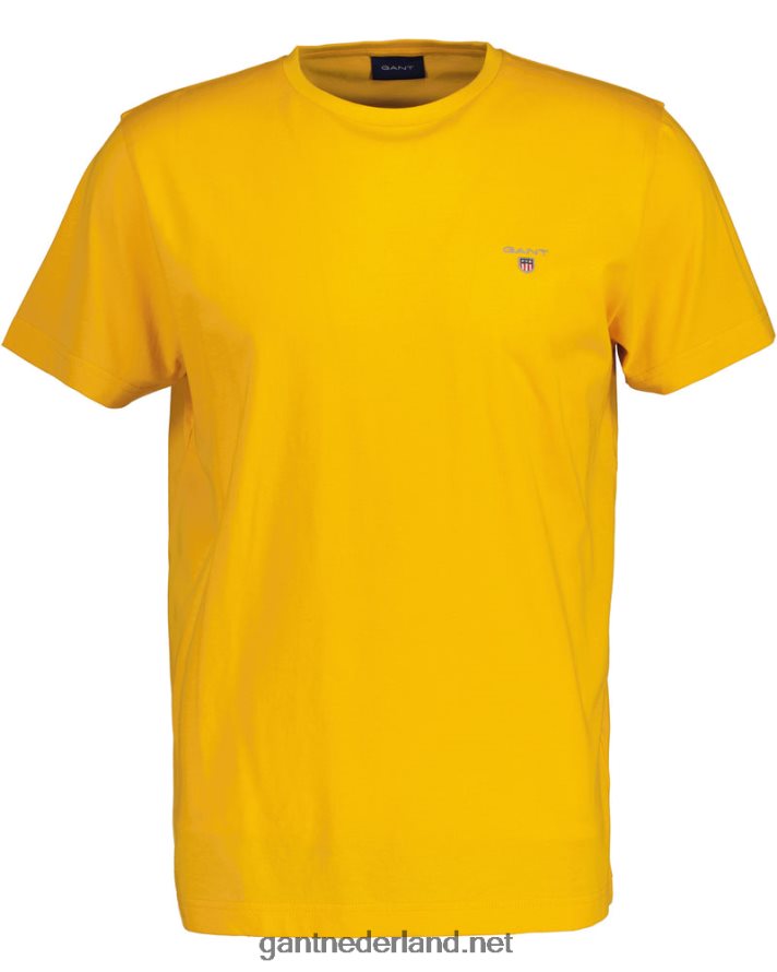 GANT Heren citrusgeel origineel t-shirt R48460179