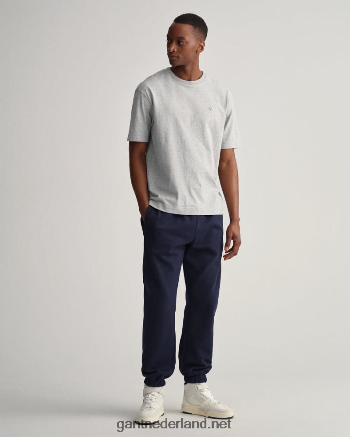 GANT Heren grijs gemêleerd icon g essentieel t-shirt R48460154