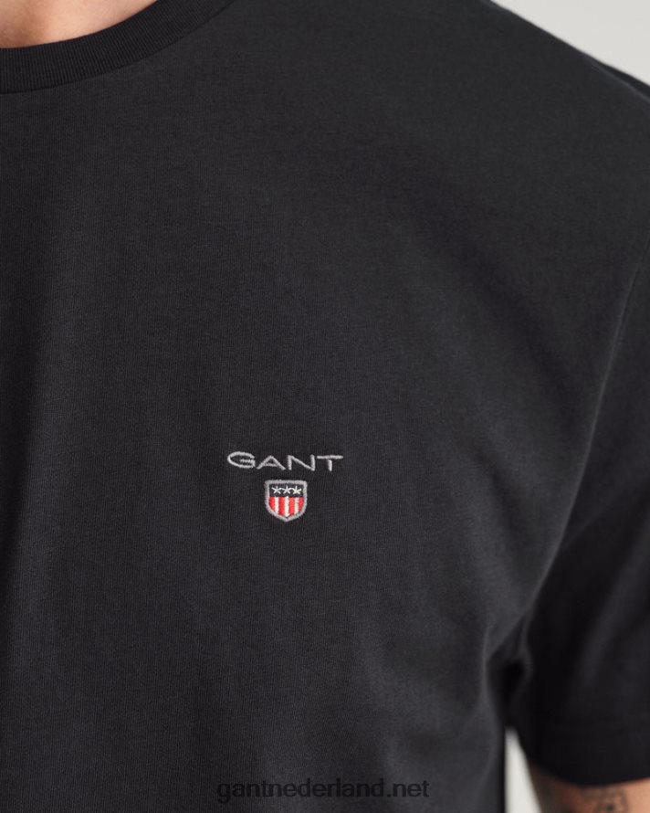 GANT Heren zwart origineel t-shirt R48460153