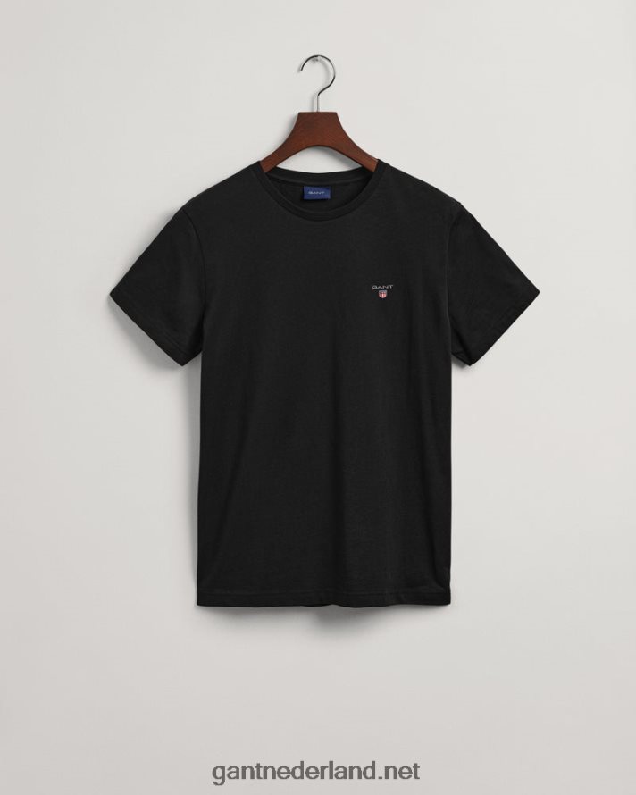 GANT Heren zwart origineel t-shirt R48460153