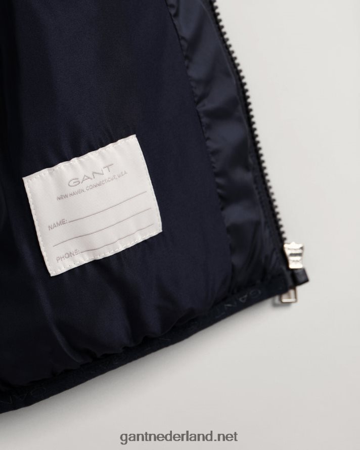 GANT jeugd avond blauw puffervest voor kinderen R48460869