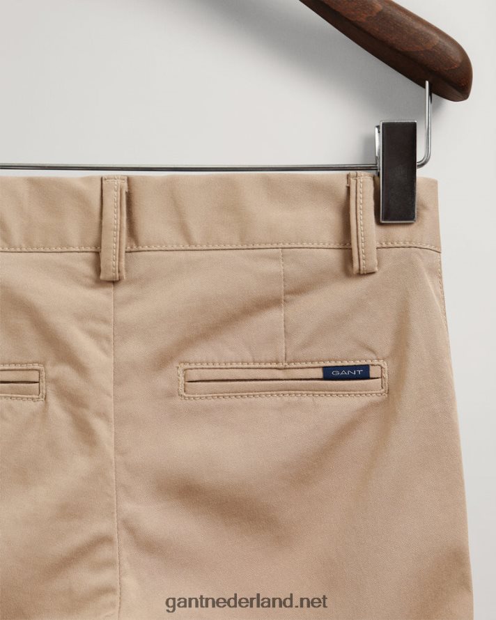 GANT jeugd donker kaki chino broek voor kinderen R48460823