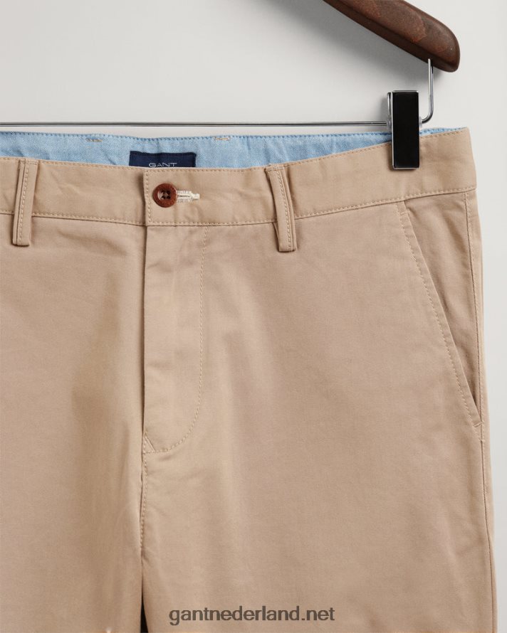 GANT jeugd donker kaki nieuwe chino voor tienerjongens R48460820
