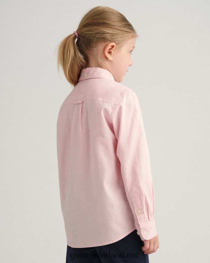 GANT jeugd preppy roze Oxford-overhemd uit het archief voor kinderen R48460834