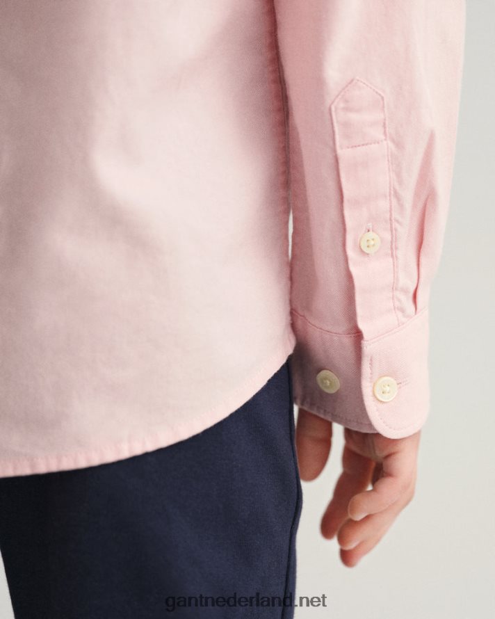 GANT jeugd preppy roze Oxford-overhemd uit het archief voor kinderen R48460834
